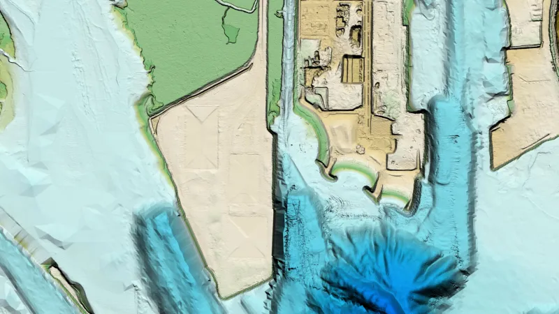 Modèle numérique d’élévation du bord de mer à Squamish