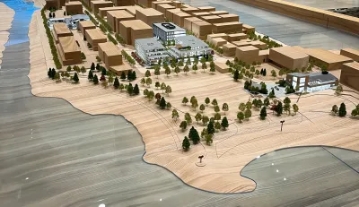 Oceanfront Squamish development scale model