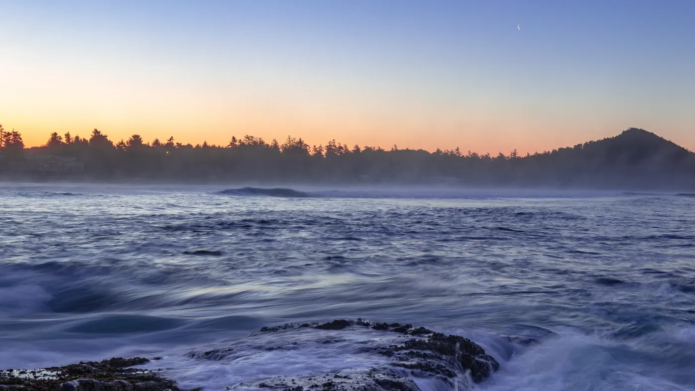 The power of the ocean in Tofino